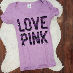 Vs Pink Sparkle Top.